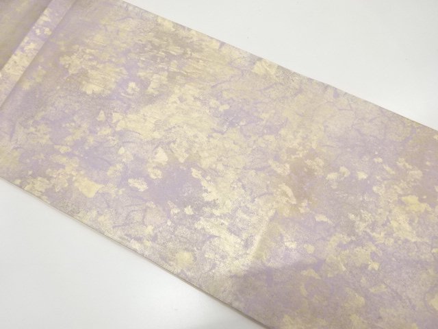 JAPANESE KIMONO / ANTIQUE HIKIHAKU PATTERN FUKURO OBI (MATERIALS)